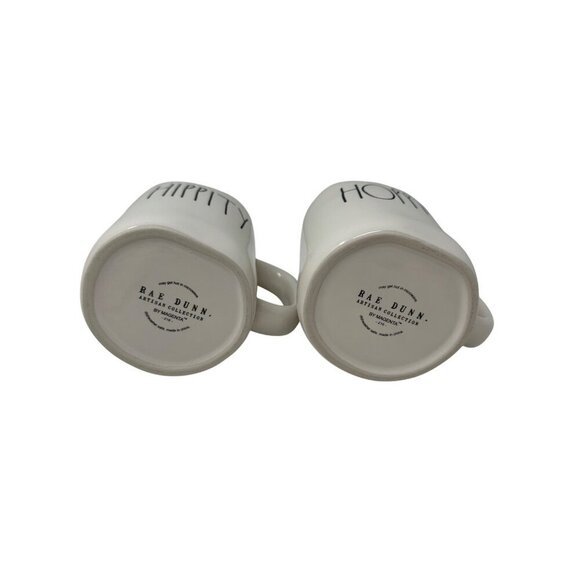 Rae Dunn HIPPITY HOPPITY Mug Set Ceramic 16oz Coffee Mug Kitchen Easter Rabbit - Picture 2 of 6